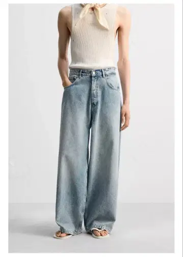 ZARA 엑스트라 배기핏 청바지