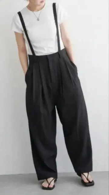 Dickies 서스펜더 포함 팬츠 L 블랙