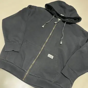 Used proclub 헤비 웨이트 지퍼 후드티 블랙 퍼 L