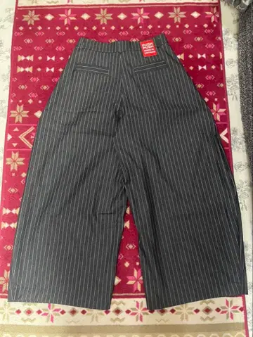 PUSHPUSH 스트라이프 와이드 슬랙스