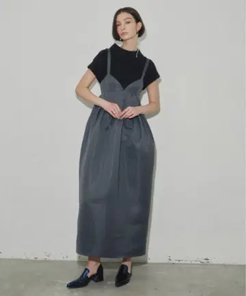 볼륨 턱 코쿤 원피스/LA BELLE ETUDE