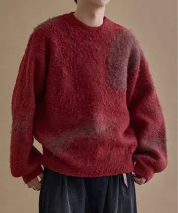 epnok 추상 루즈 니트 M