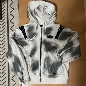 UNDERGROUND 후드티 44 사이즈 화이트/그레이