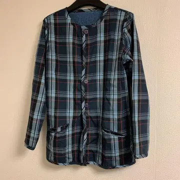 [ 구매 전 댓글 부탁드립니다 ] 체크 셔츠 데님 리버서블