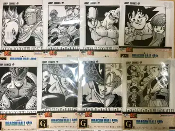 제일복권 드래곤볼 40th G상 코믹스 클리어 파일 세트 8매