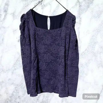 50229 ROYAL PARTY 전체 레이스 티셔츠 스퀘어넥 38