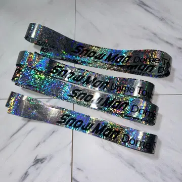 SnowMan 은색 테이프 4개