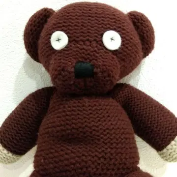 미스터 빈 봉제 인형 니트 테디베어