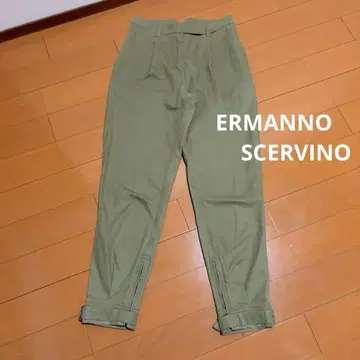 ERMANNO SCERVINO 카키 치노 팬츠 엘마노 쉘비노