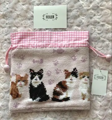 페이러 미사용 마이큐트 키튼 복조리 파우치 고양이 캣