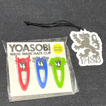 YOASOBI WANDARA 헤어 클립 페이퍼 택 포함