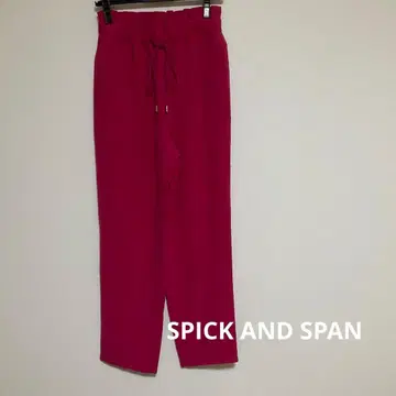 새상품급 SPICK AND SPAN 핑크 팬츠 S