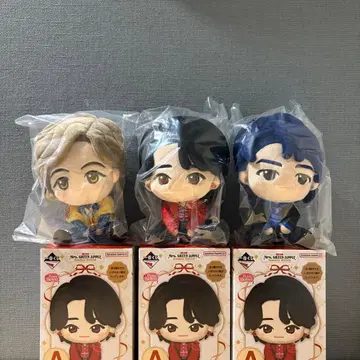 제일복권 미세스 A상 봉제 인형 마스코트 3개 세트