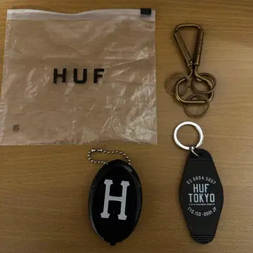 HUF 카라비너 코인 케이스 키링 HUF TOKYO 한정판