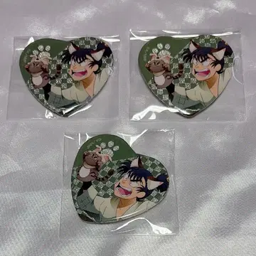 닌타마 란타로 난자타운 하트 캔뱃지 식만류삼랑