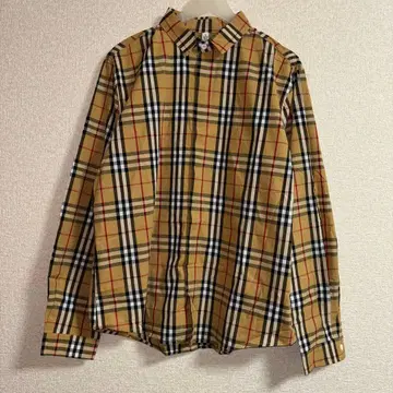 체크 무늬 셔츠 M 사이즈