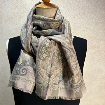 에트로, 아름다운 페이즐리 무늬 스톨, 큰 사이즈입니다. 새상품급!