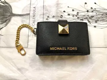 마이클코어스 KARLA 카드 케이스 명함지갑 블랙