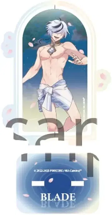 NU 카니발 브레이드 회전 아크릴 스탠드 피규어