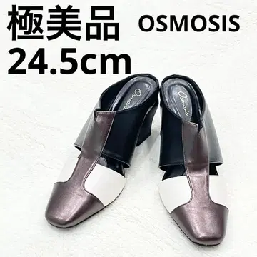 컨디션 최상 OSMOSIS 블랙/레드 뮬 사이즈 38 ( 24cm )