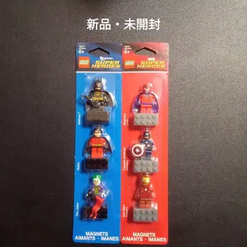[ 새상품 미개봉 ] LEGO 슈퍼히어로 마그넷 미니 피규어 6체 세트