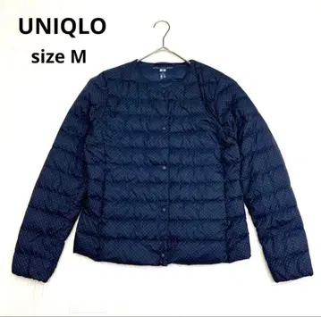 유니클로 울트라 라이트 다운 노카라 자켓 M