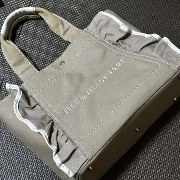 질 바이 질 스튜어트 JillbyJILLSTUART 프릴 핸들 토트 모카