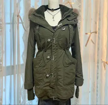 y2k 헤이세이 갸루 그런지 밀리터리 자켓 다크 코어 기믹 새상품급