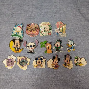 디즈니 리조트 핀 크리스마스 미니 미키 도날드