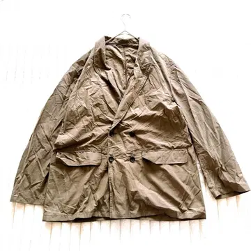 그린 라벨 릴랙싱 테일러드 자켓 코트 L 다크 브라운