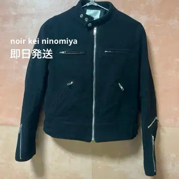 noir kei ninomiya 느와르 케이 니노미야 울 라이더 자켓
