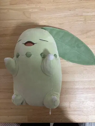 포켓몬 모찌모찌 봉제 인형 Pokemon Sleep 오야스미 치코리타