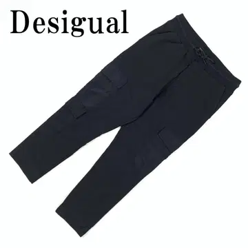 LA9163 데시구알 스웨트 팬츠 블랙 폴리에스테르 30