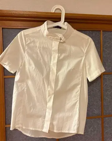 EQUILIBERTA 화이트 반팔 셔츠 M