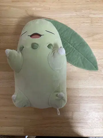포켓몬 말랑말랑 봉제 인형 Pokemon Sleep 잘자요 치코리타
