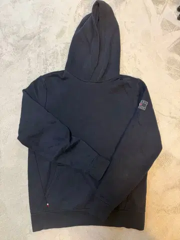 타미힐피거 네이비 속기모 후드티