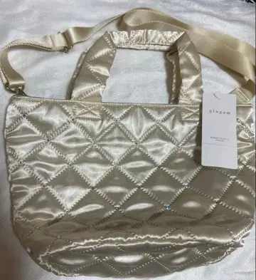 gingam 숄더 부착 백