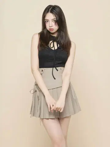 ANDMARY Jade 하이웨이스트 미니 스커트