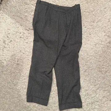 저널 스탠다드 리룸 그레이 울 혼방 슬랙스