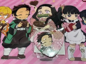 귀멸의 칼날 ufotable dining 발렌타인 하트 캔뱃지 탄지로