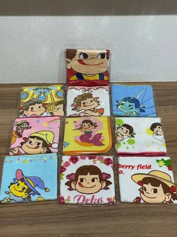 페코짱 타월 손수건 10개 세트