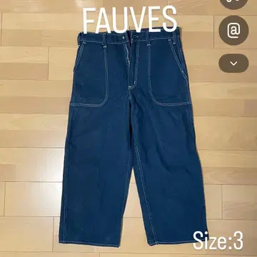 FAUVES 데님 팬츠 (RANCH II) 사이즈 3