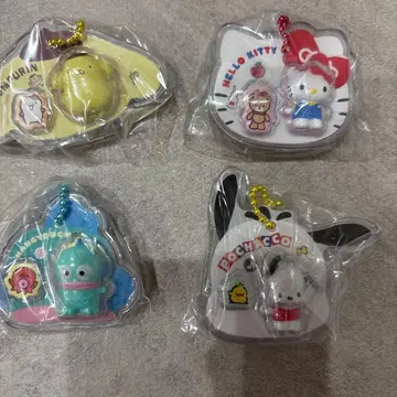 캐릭터 키링 4개 세트