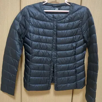 UNIQLO 블랙 다운 자켓 M