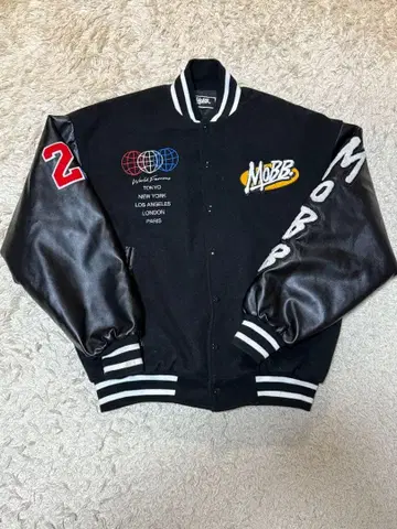 MOBB 바시티 자켓 XL 블랙