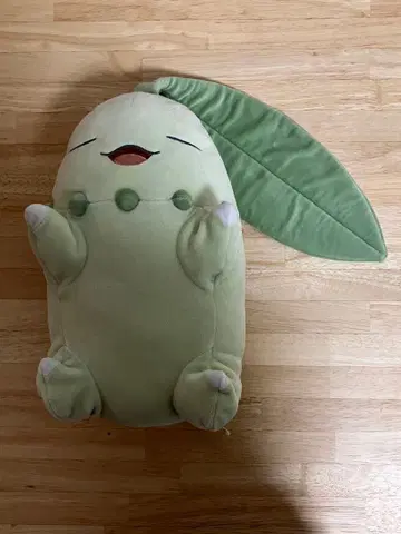 포켓몬 모찌모찌 봉제 인형 Pokemon Sleep 오야스미 치코리타