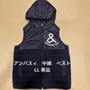 앤퍼시 충전솜 베스트 2023 네이비 몇 회 착용 미사용품급