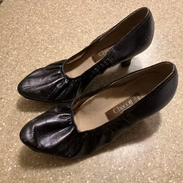 Chacott 블랙 사교댄스 신발 사이즈 24cm