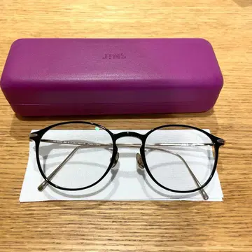 JINS 콤비 티타늄 중간 얼굴 길이 단축 가시광선 조광 렌즈 그레이