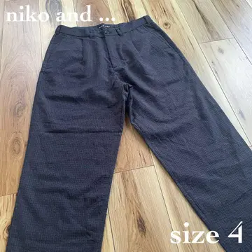 niko and - 남성용 체크 무늬 슬랙스